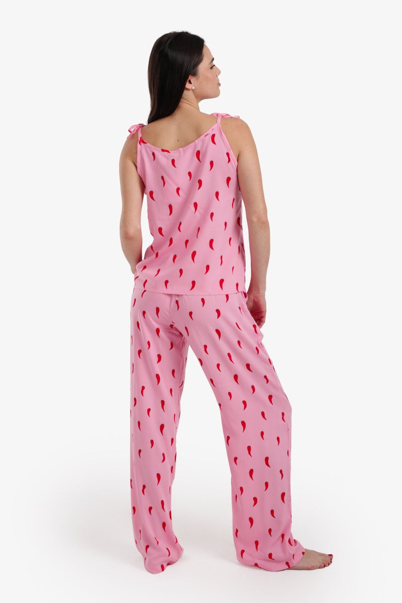 Carina Red Chili Peppers Printed Set - Image 3